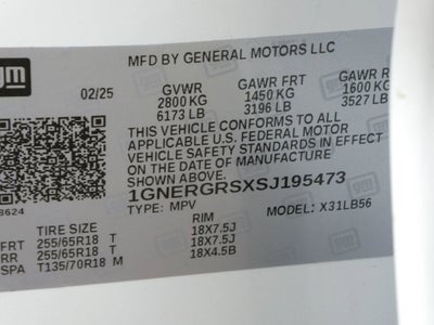 2025 Chevrolet Traverse LT
