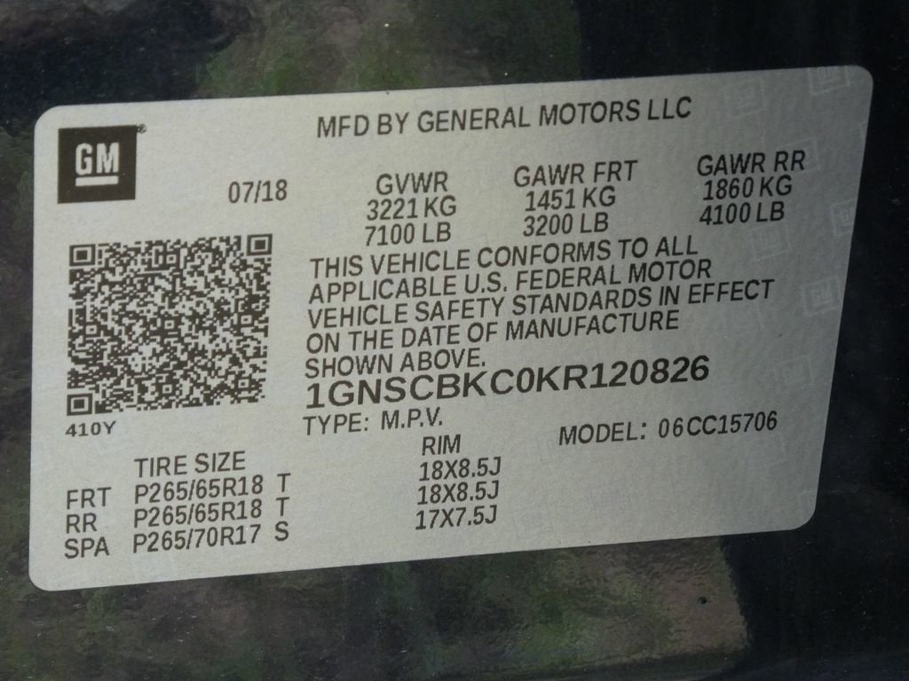 2019 Chevrolet Tahoe LT