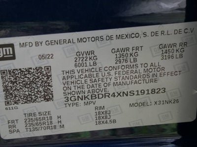 2022 Chevrolet Blazer 3LT