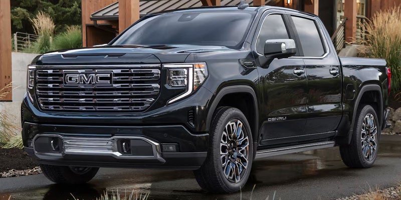 Black GMC Sierra 1500 trim selection